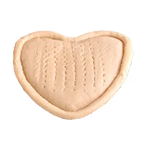 Heart-shaped pizza base