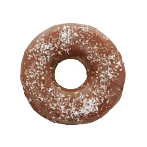 Powdered sugar doughnut