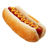 Classic American hot dog