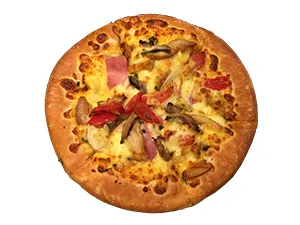 Classic round pizza